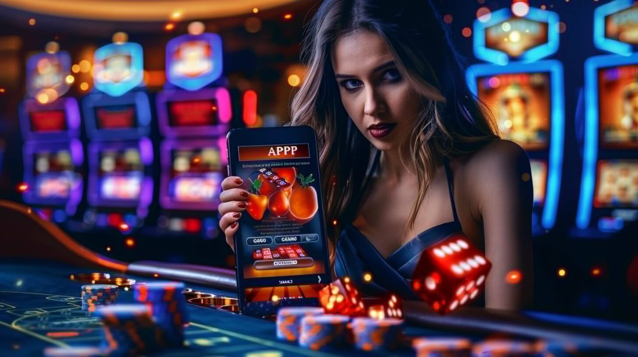 Antarmuka mobile Casino Hold'em dengan tombol taruhan yang jelas